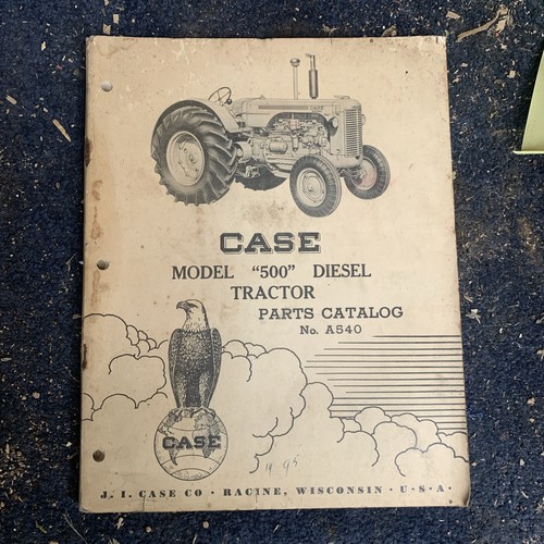 Vintage case 500 tractor - 500, parts