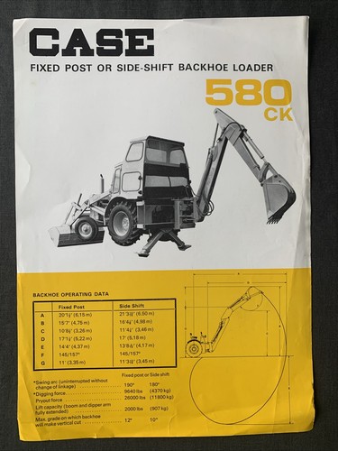 Case 580ck backhoe - 580ck,