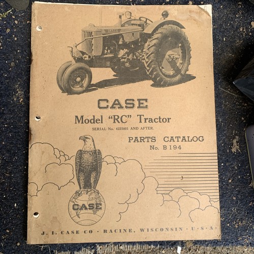 Vintage case tractor parts - tractor,